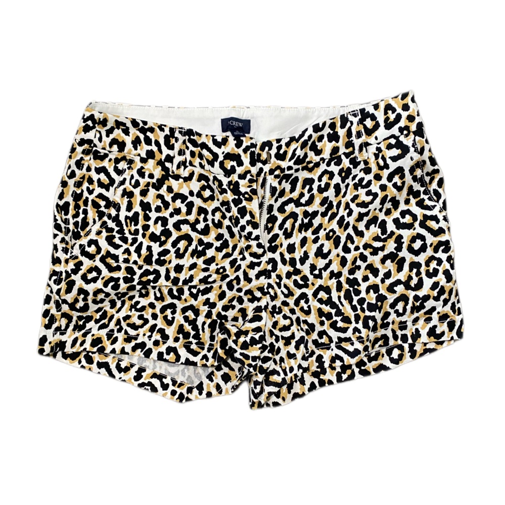 J. Crew Shorts, Size 4, Cheetah Print